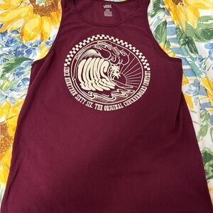 Vans Burgundy Tank Top